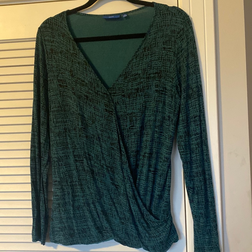 Never worn criss cross long sleeve top